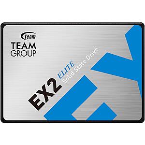 512GB Team Group EX2 2.5" SATA III 3D NAND Internal Solid State Drive $23 + Free Shipping