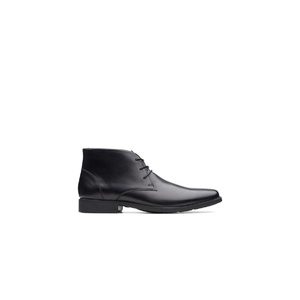 Clarks Tilden Top Black Leather Boots - $29.99 + Free Shipping with code CYBER