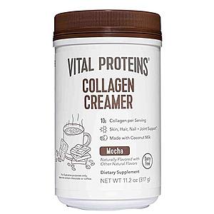 Vital Proteins 11.2oz Collagen Creamer (Mocha) $15.94 w/ S&S, More + Free Shipping w/ Prime