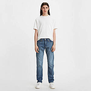 Levi's Men's 505 Regular Fit Jeans $17 & More + Free Shipping