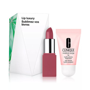 2-Piece Clinique Lip Luxury Set or Easy Eye Set $8.40, 2-Piece Clinique A Little Happiness Fragrance and Body Set $11.70, More + Free Store Pickup at Macys or FS on $25+