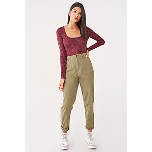 Forever 21 Coupon: 50% Off Sale Styles: Women's Marled Crop Top $4, Men's Pocket Chambray Shirt $7.49 & More + FS on $30+
