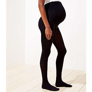 Loft Maternity Apparel: Essential Tights $3.95, Cowl Neck Tunic Sweater $7.44 & More + Free Shipping $3.94