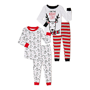 4-Piece Koala Baby & Toddler Boys' Christmas Pajamas $7.50, More + Free Shipping w/ Walmart+ or $35+