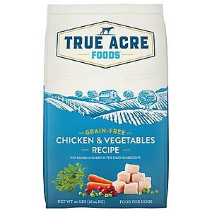 Chewy.com BOGO True Acre Dog Food - Get Two 40lb bags for $39.99; Free shipping after $49