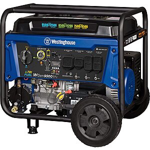 Westinghouse 12500 Peak Watt Tri-Fuel Home Backup Portable Generator w/ Remote $1000 + Free Shipping