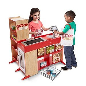 Melissa & Doug Deluxe One Stop Shop Play Store Set - 63pc (REGULARLY $180) $106