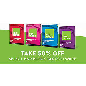 H&R Block 2019 Tax Software 50% Off With Coupon Codes $19