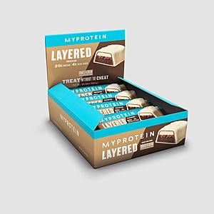 Myprotein Layered Bar Box of 12 (Cookies & Cream) $12 + Free Shipping