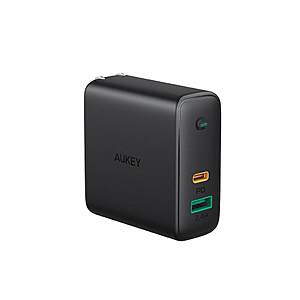 AUKEY 60W Dual-Port PD Charger with Dynamic Detect $27.95 + FS