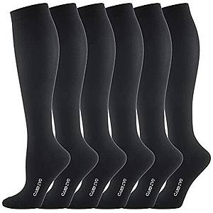 CAMBIVO 6 Pairs Compression Socks for $10.36 + FS w/PRIME
