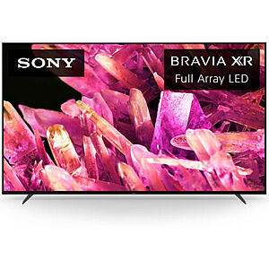 (Cert Refurb) Sony Bravia XR X90K 120Hz HDR LED TV w/ Google TV: 65" $832, 75" $928 + Free Shipping