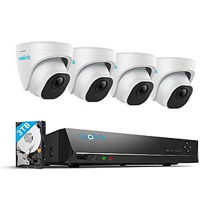 (Refurb) Reolink 8MP UHD H.265 PoE 8-Dome Camera Security System w/ 3TB HDD $533.33 + Free Shipping