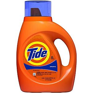 37-Oz Tide Liquid Laundry Detergent (Various): $3.60 w/Store Pickup on $10+ @ Walgreens