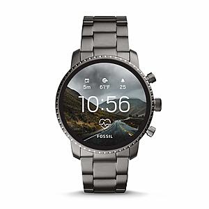 Fossil Men's Gen 4 Explorist HR Stainless Steel Touchscreen Smartwatch with Heart Rate, GPS, NFC, For $149.99
