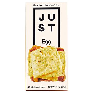 Peekage: Free 4-Count JUST Egg Folded Plant-Based Egg (Printable Coupon)