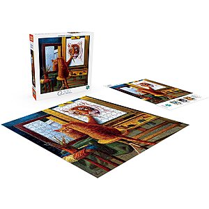 300-Piece Buffalo Games Norman Catwell Jigsaw Puzzle $4.75 & More