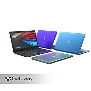 Gateway Ultra Slim Notebooks w/ Celeron,  4GB RAM, 64GB eMMC: 14.1'' $99, 11.6'' $79 + Free Shipping