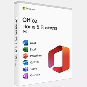 Microsoft Office Home & Business 2021 Lifetime License for Windows or Mac $35