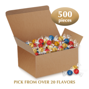 500-Piece Custom Lindor Pick/Mix Gourmet Chocolate Truffles Box $71.75 & More + Free S&H Orders $75+