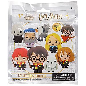 Walgreens Harry Potter Items Clearance: Surprise Figure Bag Clip $4.80 & More + Free Store Pickup ($10 Minimum Order)