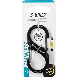 Nite IZE S-Biner Stainless Steel SlideLock $3