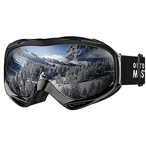 OutdoorMaster 100% UV OTG Ski Goggles from $14 at Amazon