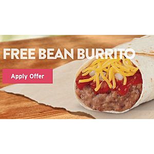 Taco Bell: Free Bean Burrito w/ $5+ Web or Mobile App Order (Expires 10/17)
