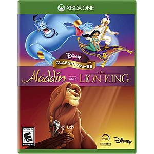 Disney Classic Games: Aladdin and The Lion King (New) for PS4 or Xbox One for $8 at Gamestop