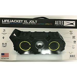 Altec Lansing LifeJacket XL Jolt Bluetooth Speaker - $24.99 or less
