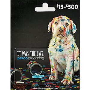 Petco $25 Physical Gift Card Amazon Lightning Deal $20.00