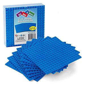 SCS Direct Brick Building Base Plates 5" x 5" (10pcs) $8.39 + FS w/ Amazon Prime