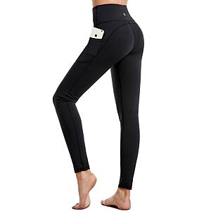 CAMBIVO Yoga Pants (All Color and All Size) for $13.99 + Free Shipping w/ Prime or Orders $25+