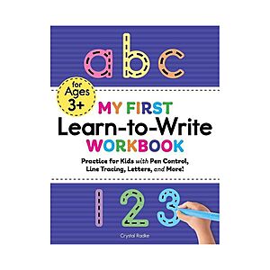 Target Circle Members: My First Learn to Write Workbook (Paperback, Ages 3+) $3.05 + Free Store Pickup