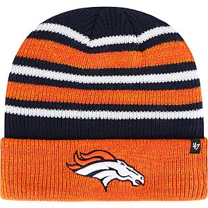 Dick's Sporting Goods Fan Shop Sale: Denver Broncos Beanie $6.40, Green Bay Packers TeenyMates Figurine Set $8.25 & More + Free S/H $49+