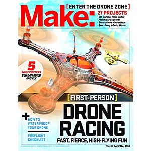 DiscountMags- Make: Magazine for $13.95 for 1 year (4 issues)
