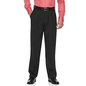 Croft & Barrow Men's Dress Pants $7.15 & More + Free S/H $75+ or store pickup at Kohl's where available