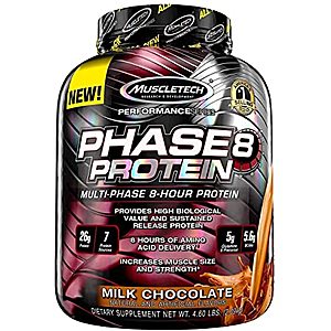 4.6-lb MuscleTech Phase8 Protein Powder (Milk Chocolate) $20.48 w/ S&S + Free Shipping