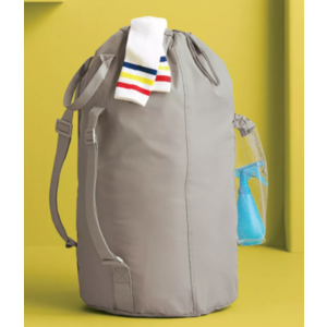 Room Essentials Backpack Laundry Bag w/ Pocket (gray) $6 + Free Store Pickup at Target or FS on $35+