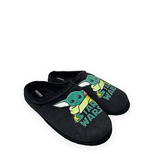 Men's Slippers: Star Wars The Mandalorian "The Child" Clog Slippers $14 & More + FS w/ Walmart+ or FS on $35+