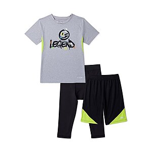 3-Piece Hind Boys' T-Shirt, Training Compression Pants & Shorts Set (various) $6 + FS w/ Walmart+ or FS on $35+