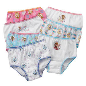 Kohl's Cardholders: 7-Pack Boys' & Girls' Toddler Character Underwear (various) $7.30 & More + Free S/H
