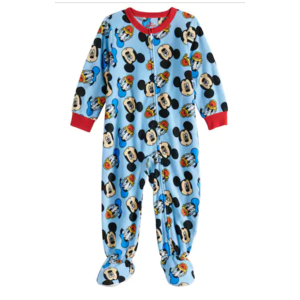 Kohl's Cardholders: Disney Mickey Mouse Toddler Boys' or Frozen 2 Elsa Toddler Girls' Fleece Footed Pajamas $5.04, Classic Mickey Mouse Men's Sleep Pants $7.56 & More + Free S/H