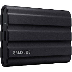 SAMSUNG T7 Shield 2TB USB 3.2 Gen 2 External Solid State Drive MU-PE2T0S/AM (Black) - $134.99