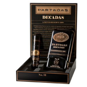 3 cigar Partagas Decadas Limited Reserve 1998 Gift Set 5.5 × 50 for $17.50 + tax + $7.99 shipping after 30% off code SMILE