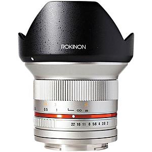 Samyang/Rokinon 12mm F/2.0 Ultra Wide Angle Manual Focus Lens: Sony E or Fuji X Mount @ $183.2, and more (with coupon)