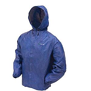 Frogg Toggs Men's Ultra-Lite2 Waterproof Breathable Rain Jacket (Blue, XL) $12