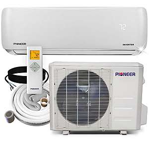 Pioneer 12,000 BTU Ductless Mini Split 19 SEER AC & Heat Pump Inverter System $699 + Free Store Pickup
