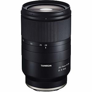 Tamron 28-75mm F/2.8 for Sony Mirrorless Full Frame E Mount (Tamron 6 Year Limited USA Warranty) $799