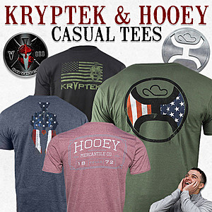 Kryptek & Hooey Casual Tee (9 styles) $7.50 + Free Shipping